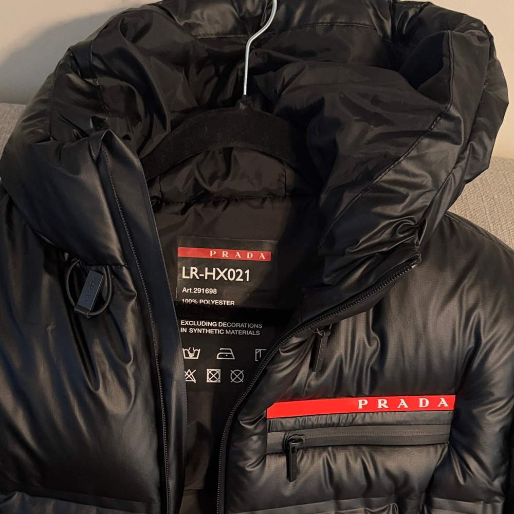 Prada Black Puffer Jacket - Picture 5 of 6